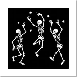 Dancing Skeletons Posters and Art